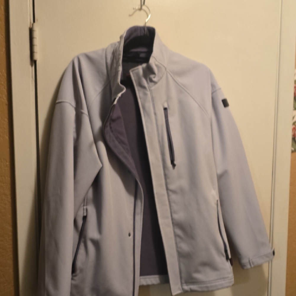 Tumi Men's Light Gray Jacket with Grey Lining
